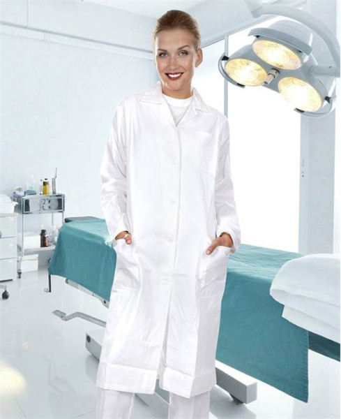 Dámský plášť s dlouhým rukávem ARDON®ELIN bílý | H7047/50