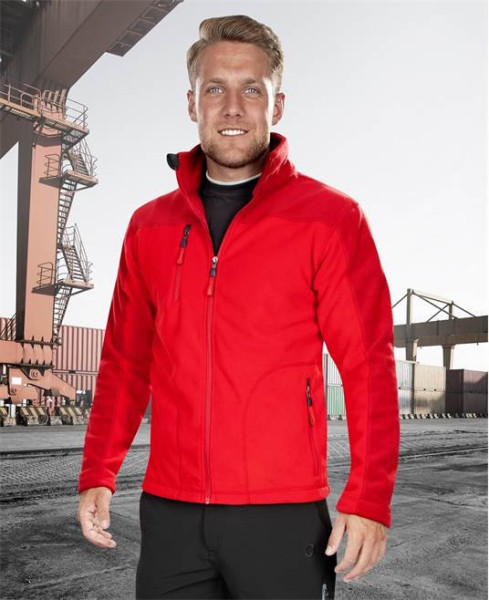 Mikina fleece ARDON®MICHAEL červená | H2166/XXL