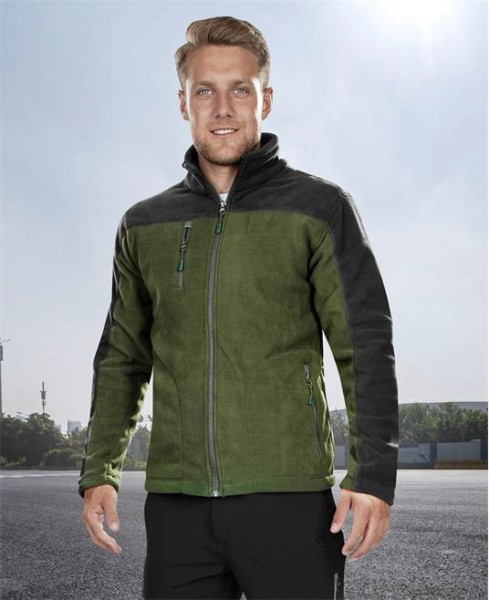 Mikina fleece ARDON®MICHAEL zelená | H2167/XXXL