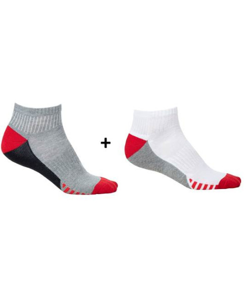 Ponožky ARDON®DUO RED, 2 páry v balení DOPRODEJ | H1487/46-48