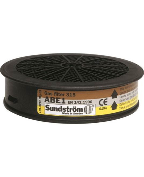 SUNDSTRÖM® SR 315 ABE1 -Filtr pro Polomasky a Celoobličejové masky H02-3212