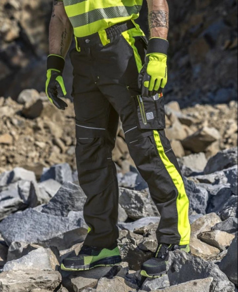 Kalhoty ARDON®NEON černo-žluté | H6401/62