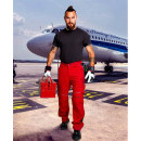 Kalhoty ARDON®URBAN+ jasně červené zkrácené | H6494/XL