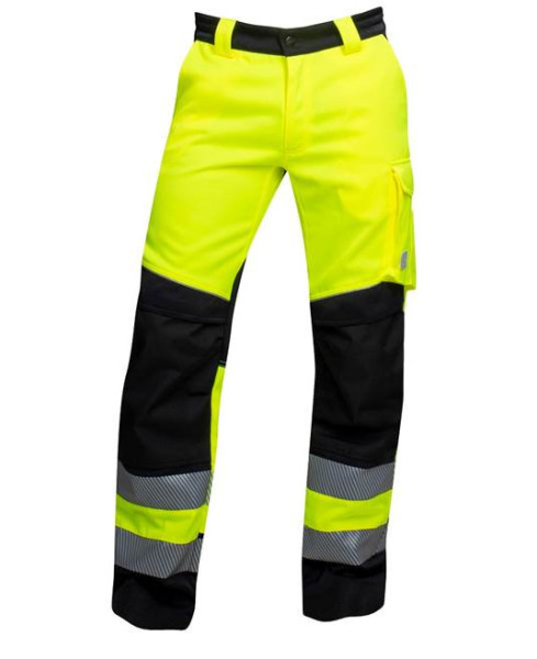 Reflexní kalhoty ARDON®SIGNAL+ žluto-černé zkrácené | H5932/XL