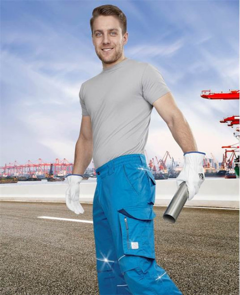 Kalhoty ARDON®SUMMER modré prodloužené | H6117/S