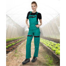 Dámské kalhoty s laclem ARDON®COOL TREND zelené | H8195/48