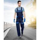 Kalhoty s laclem ARDON®COOL TREND tmavě modré-světle modré | H8420/52