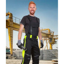 Kalhoty s laclem ARDON®NEON černo-žluté prodloužené | H6435/XL
