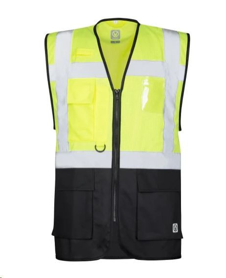 Síťovaná manažerská vesta SIGNAL žlutá, vel. XXXL