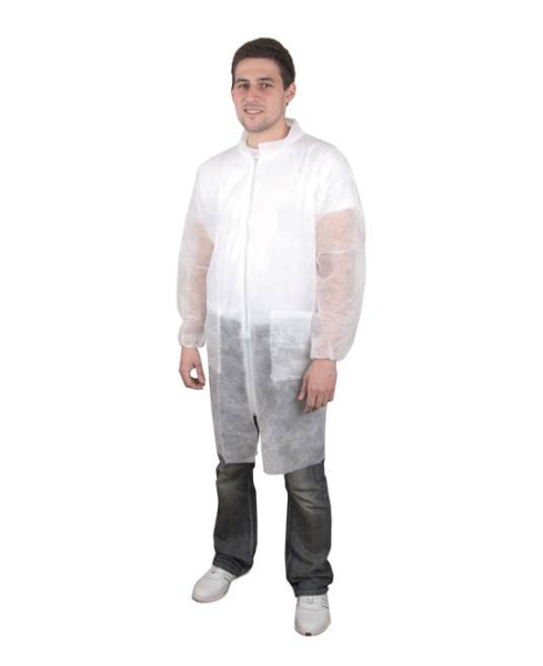 Jednorázový PP plášť ARDON®PEPE bílý | H4041/