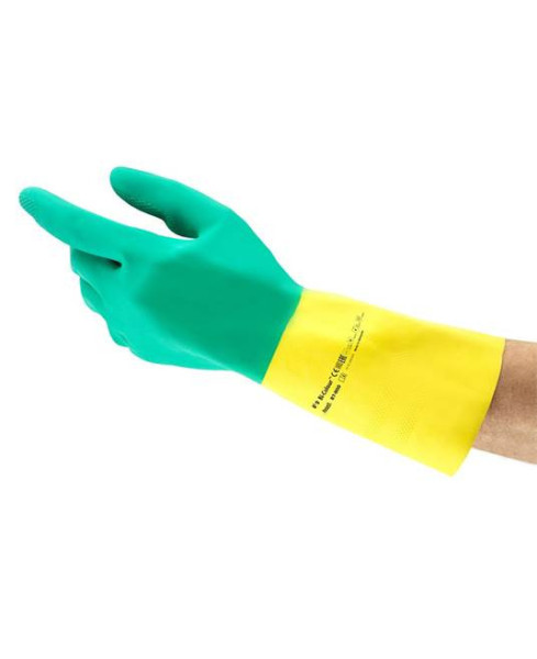 Chemické rukavice AlphaTec® 87-900 (ex Bi-colour®) 10/XL | A7020/10