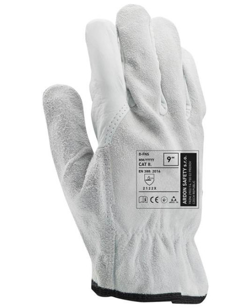 Celokožené rukavice ARDONSAFETY/D-FNS 10/XL - s prodejní etiketou | A1098/10