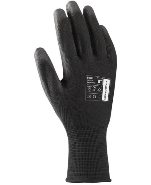 Máčené rukavice ARDONSAFETY/BUCK BLACK 06/XS | A9061/XS