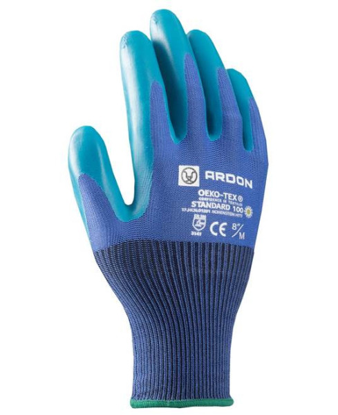 Máčené rukavice ARDON®GREEN TOUCH 10/XL - s prodejní etiketou - zelené | A8017/10