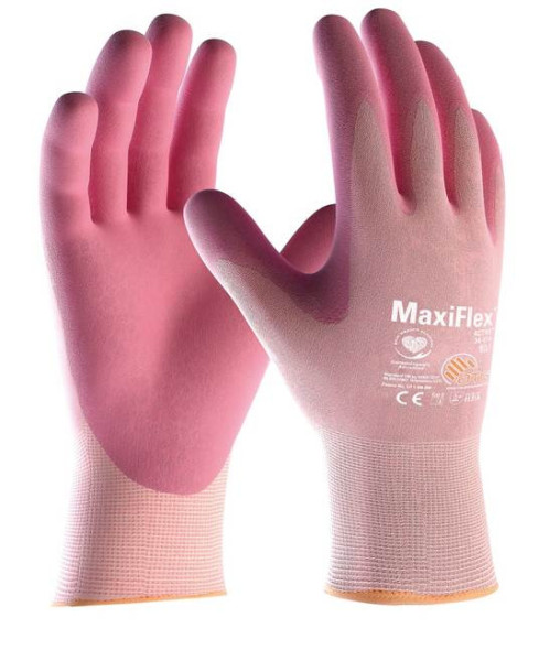 ATG® máčené rukavice MaxiFlex® Active™ 34-814 07/S - s prodejní etiketou | A3051/07/SPE