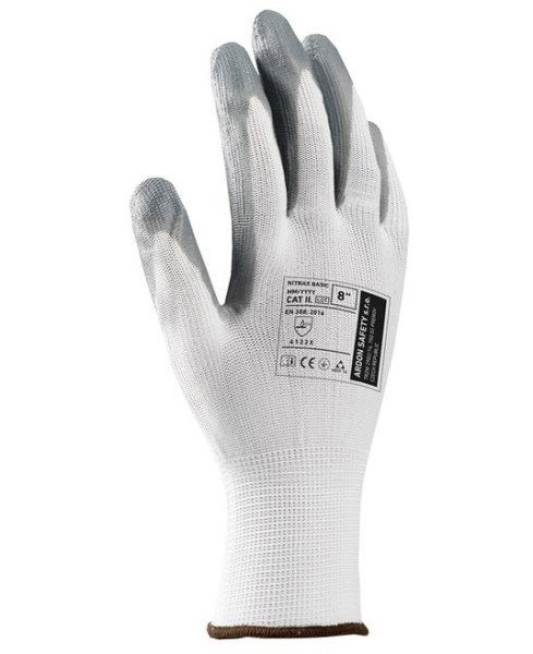 Máčené rukavice ARDONSAFETY/NITRAX BASIC 08/M | A9054/8
