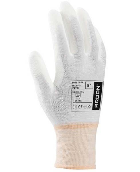 Máčené rukavice ARDON®PURE TOUCH WHITE 11/2XL | A8008/11