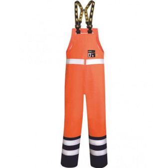 Voděodolné kalhoty s laclem ARDON®AQUA 501/A oranžové - DOPRODEJ