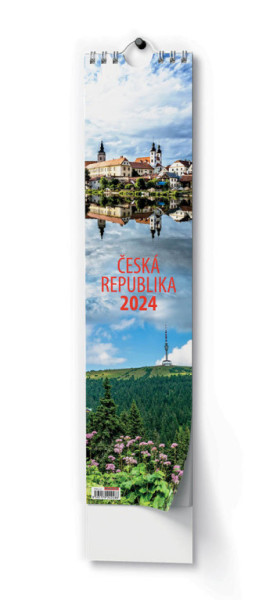 Kalendář nástěnný měsíční Kravata Česká republika BNB3