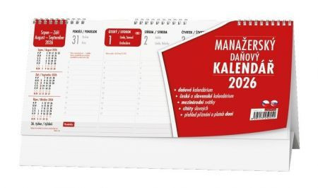 Kalendář stolní týdenní Manažerský BSN1