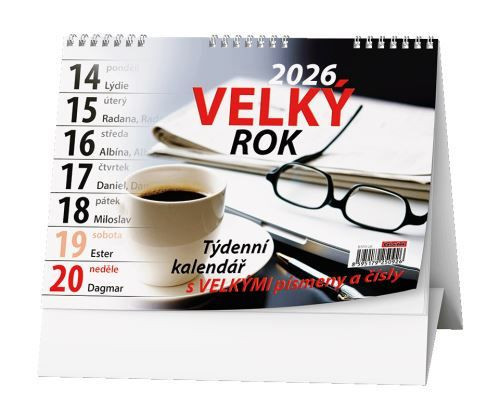 Kalendář stolní týdenní Velký rok BSF0