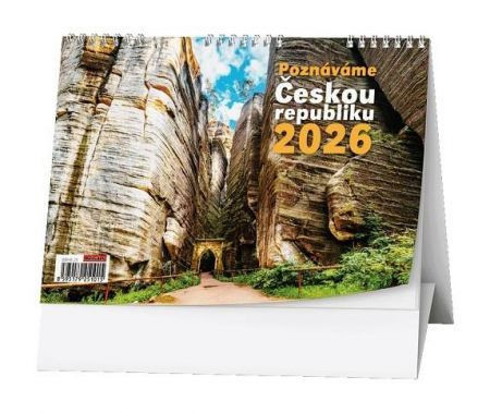 Kalendář stolní týdenní Poznáváme Českou republiku BSH8