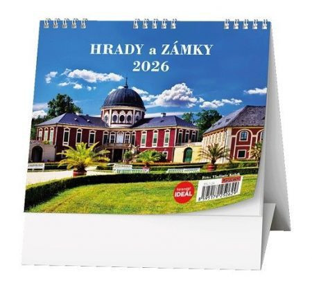 Kalendář stolní týdenní Hrady a zámky BSL1