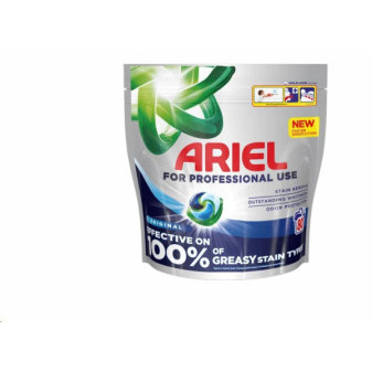 Prací gelové tablety Ariel original na bílé 80ks