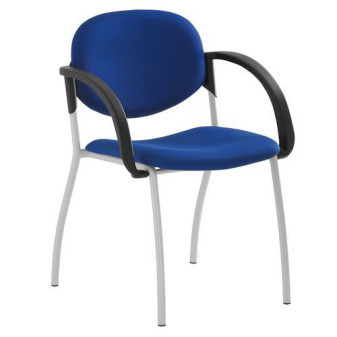 Konferenční židle Mandy Silver s područkami|modrá
