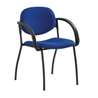 Konferenční židle Mandy Black s područkami|modrá