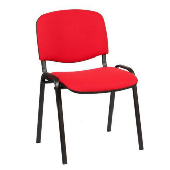 Konferenční židle Manutan ISO Black|červená