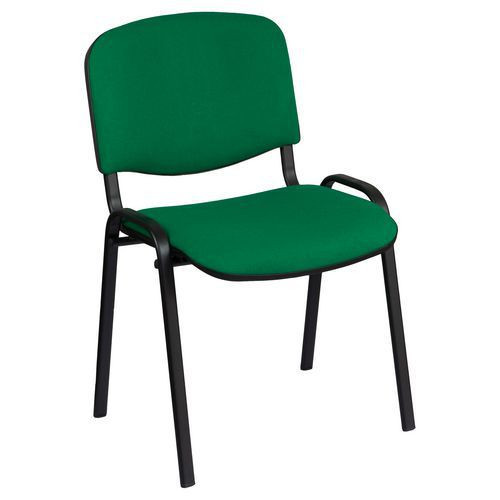 Konferenční židle Manutan ISO Black|zelená