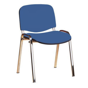 Konferenční židle Manutan ISO Chrom|modrá