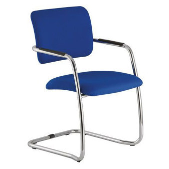 Konferenční židle Karl s područkami|modrá