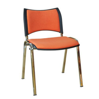 Konferenční židle Smart Chrom|oranžová