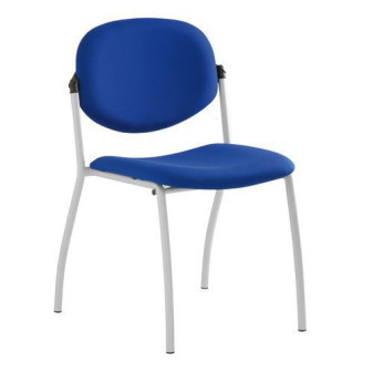 Konferenční židle Mandy Silver|modrá