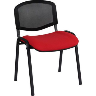 Konferenční židle ISO Mesh|červená