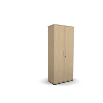 Střední skříň šatní s dveřmi na kluzácích|80x42,5cm|bělený dub