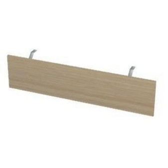 Dřevěná krycí deska ke kancelářskému stolu Gemi 160|délka 133,8x31,5cm|rovná|světlé dřevo