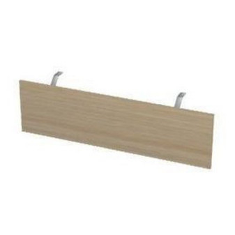 Dřevěná krycí deska ke kancelářskému stolu Gemi 139|délka 112,8x31,5cm|rovná|světlé dřevo