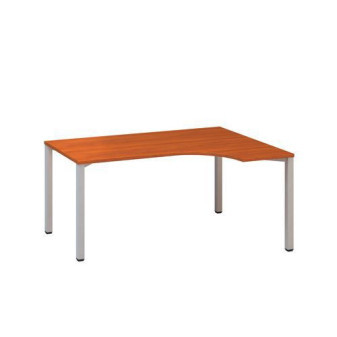 Ergo kancelářský stůl Alfa 200|180x120x74,2cm|pravý|třešeň|RAL9022