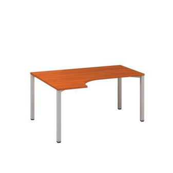 Ergo kancelářský stůl Alfa 200|180x120x74,2cm| levý|třešeň|RAL9022