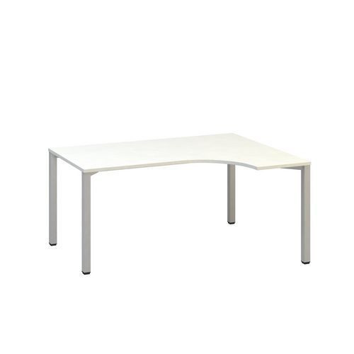 Ergo kancelářský stůl Alfa 200|180x120x74,2cm|pravý|bílá|RAL9022