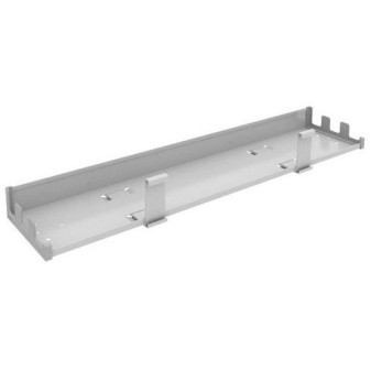 Kabelový kanál pro stoly ALFA UP|60cm|pevný|barva šedostříbrná