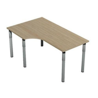 Ergo kancelářský stůl Set line|160x100x75cm|levý|světlé dřevo
