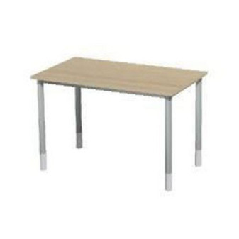 Kancelářský stůl Gemi|139x80x70-90cm|rovný|světlé dřevo