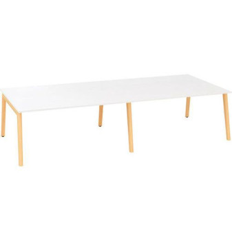 Kancelářský stůl Bench Alfa Root|320x160x74,2cm|bílý