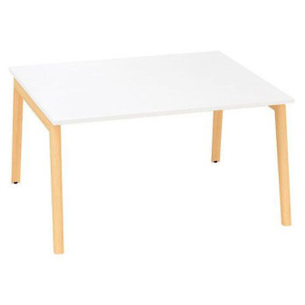 Kancelářský stůl Bench Alfa Root|140x160x74,2cm|bílý
