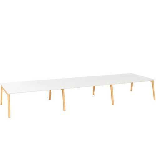 Kancelářský stůl Bench Alfa Root|540x160x74,2cm|bílý