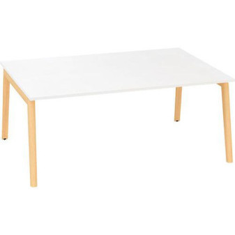 Kancelářský stůl Bench Alfa Root|180x160x74,2cm|bílý
